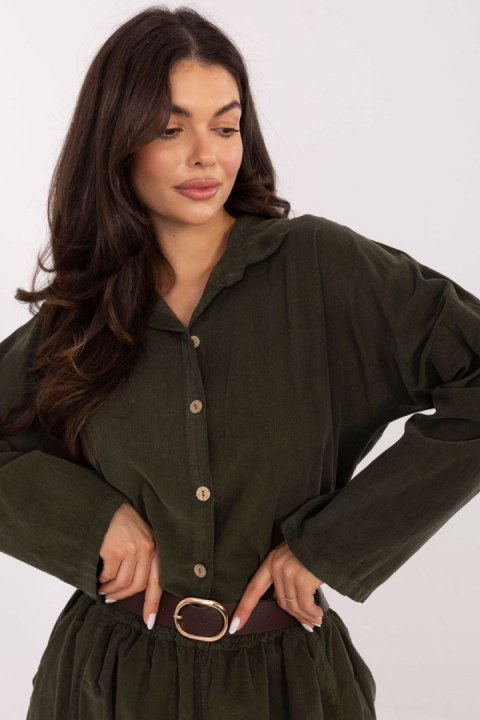 Koszula Damski Model IT-KS-22390.81 Khaki - Italy Moda