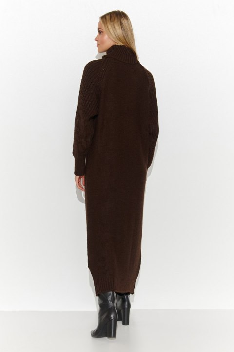 Sukienka Model S137 Czekolada - Makadamia