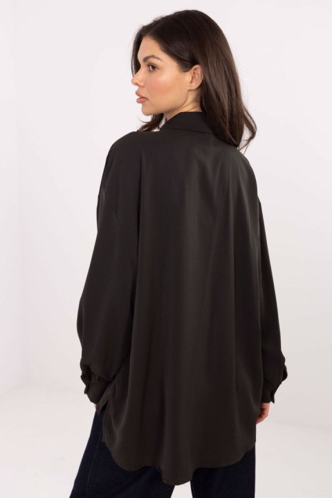 Bluzka Model IT-BZ-28995.25 Dark Brown - Factory Price