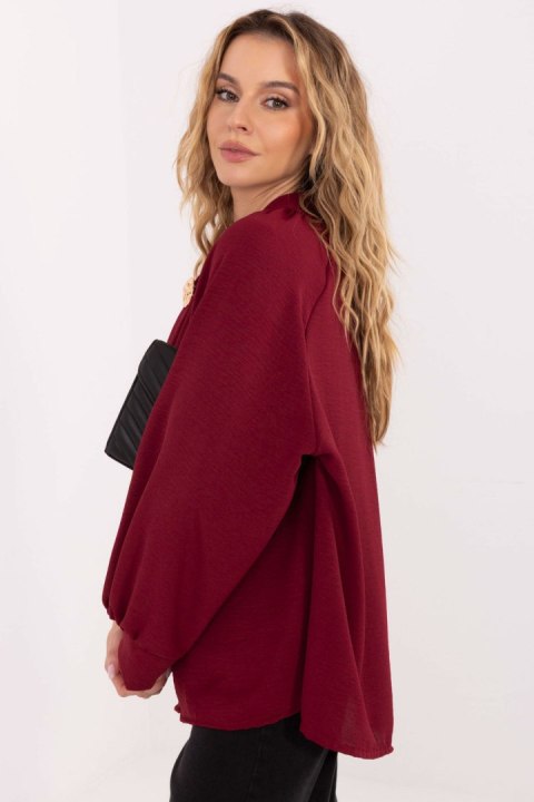 Bluzka Model MI-BZ-272509.07 Bordo - Italy Moda