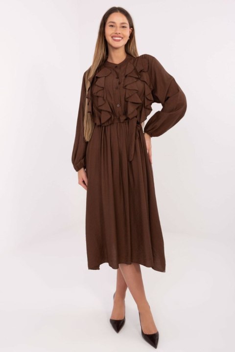 Sukienka Model MI-SK-62501.60 Brown - Italy Moda
