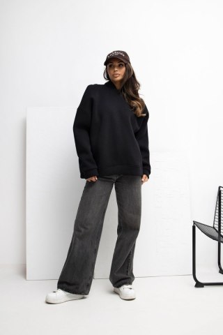 Bluza Damska Model RV-BL-A1037.12 Black - Rue Paris