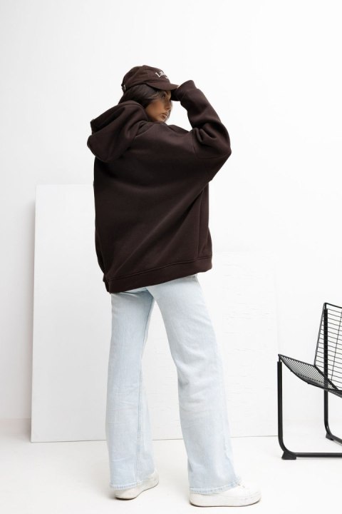 Bluza Damska Model RV-BL-A1037.12 Dark Brown - Rue Paris