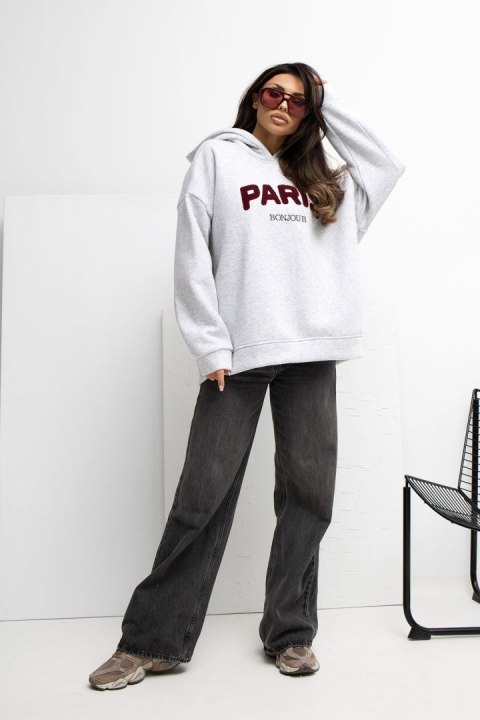 Bluza Damska Model RV-BL-A1041.59 Light Grey - Rue Paris