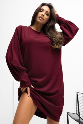 Sukienka Model RV-SK-A1059.17 Bordo - Rue Paris