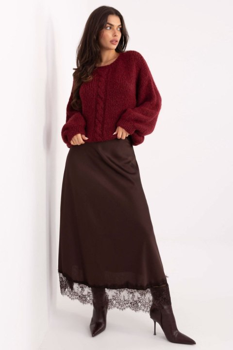 Sweter Damski Model MI-SW-1610.18 Bordo - Italy Moda