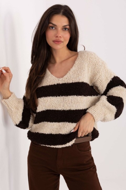 Sweter Damski Model MI-SW-WK3031.22 Beige - Italy Moda