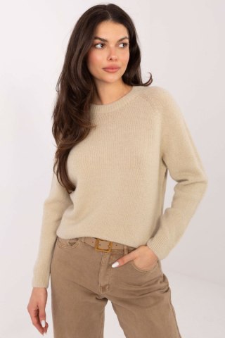 Sweter Damski Model MO-SW-1015.78 Beige - Italy Moda