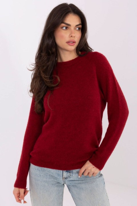 Sweter Damski Model MO-SW-1015.78 Dark Red - Italy Moda