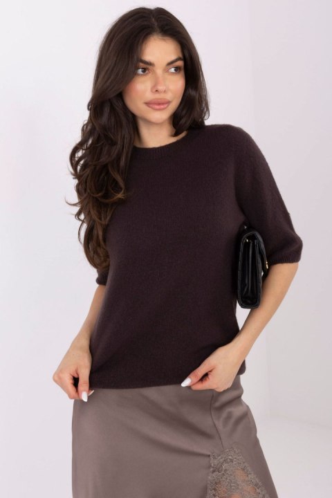 Sweter Damski Model MO-SW-1510.86 Dark Brown - Italy Moda