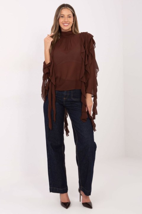 Bluzka Model PM-BZ-J1005.25 Brown - Factory Price