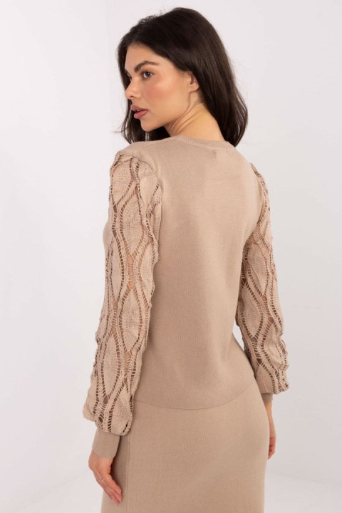 Sweter Damski Model PM-SW-YIS1077.83 Dark Beige - Factory Price