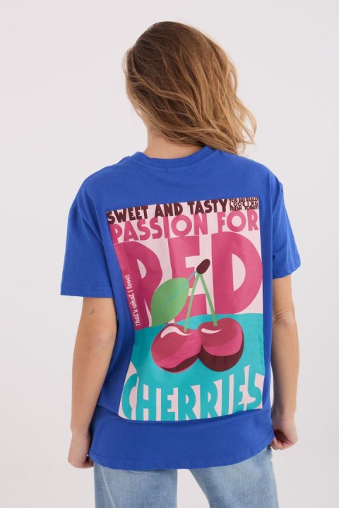 Tshirt Damski Model D12022AH02645W Dark Blue - Sublevel