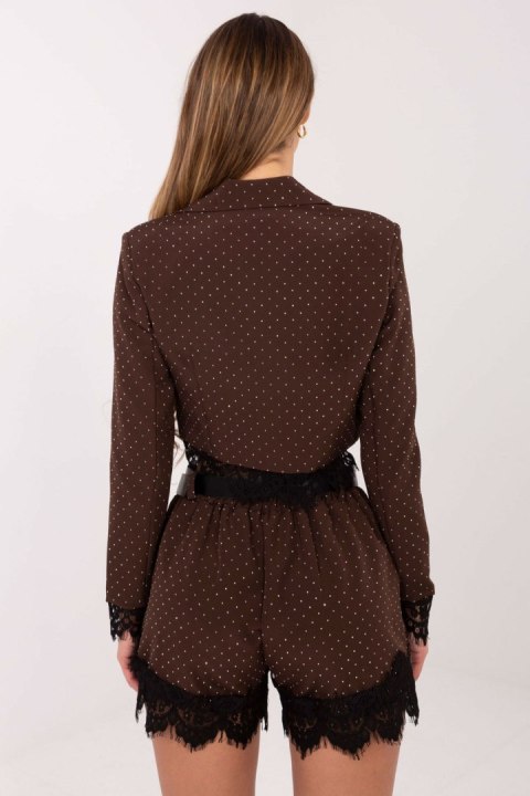 Szorty Damski Model IT-SN-FL9965.88 Dark Brown - Italy Moda