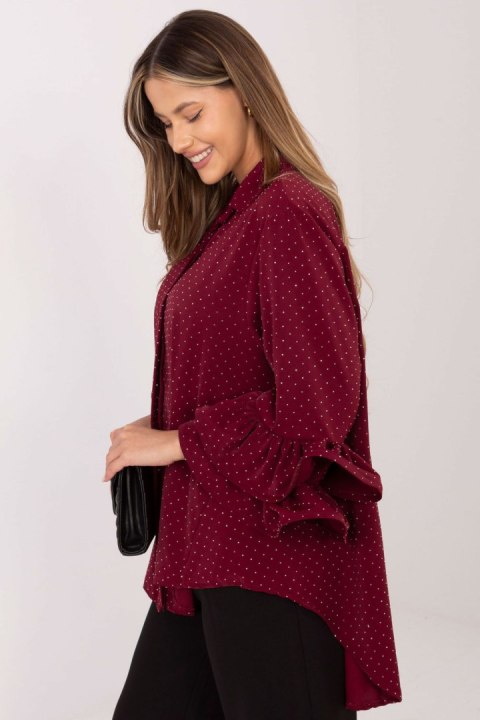 Koszula Damska Model IT-KS-8381-1.64 Bordo - Italy Moda