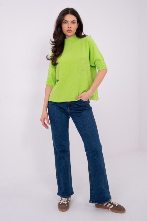 Sweter Damski Model MI-SW-0512.77 Limonka - Italy Moda