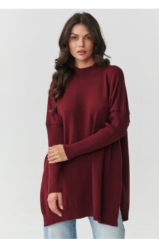 Sweter Damski Model S164 Bordo - Makadamia