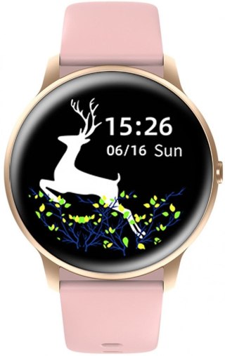 Damski Smartwatch G.Rossi SW015-2 z silikonowym paskiem
