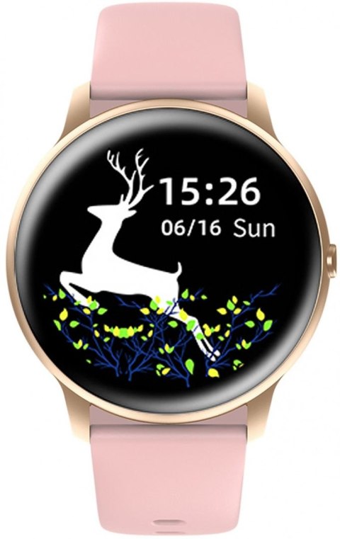 Damski Smartwatch G.Rossi SW015-2 z silikonowym paskiem