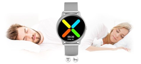 Damski Smartwatch G.Rossi SW015-3 Srebrny - Polska Aplikacja