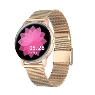 Damski Smartwatch G.Rossi SW015-4 Różowe Złoto Mesh