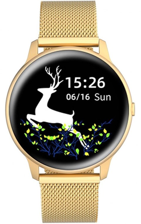 Damski Smartwatch G.Rossi SW015-5 Złoty z Bransoletą