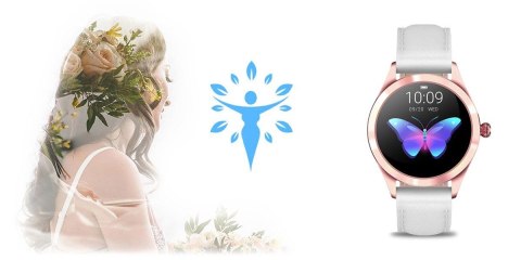 Damski Smartwatch G.Rossi SW017-5 Skórzany Pasek