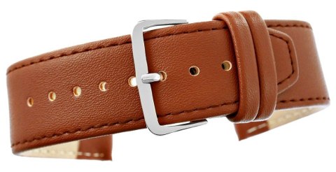 Pasek do zegarka CLASSIC Skórzany 24 mm Brązowy