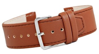 Pasek do zegarka CLASSIC Skórzany 24 mm Brązowy