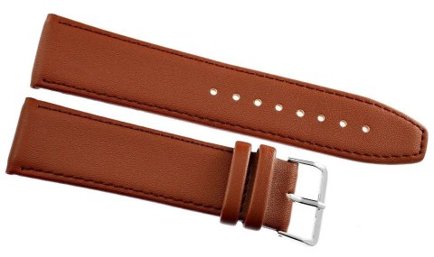 Pasek do zegarka CLASSIC Skórzany 24 mm Brązowy