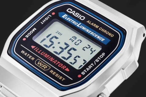Zegarek Męski Casio Vintage A168WA-1YES Stalowy Klasyk