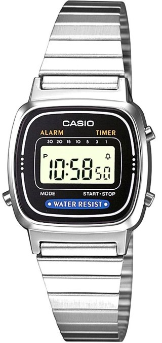 Zegarek Damski Casio Vintage LA670WA-1DF Bransoleta