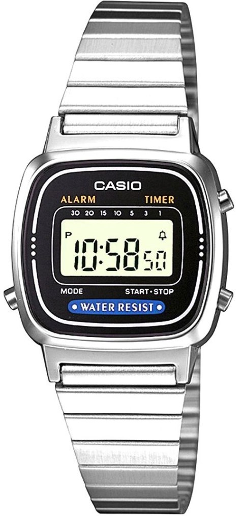 Zegarek Damski Casio Vintage LA670WA-1DF Bransoleta
