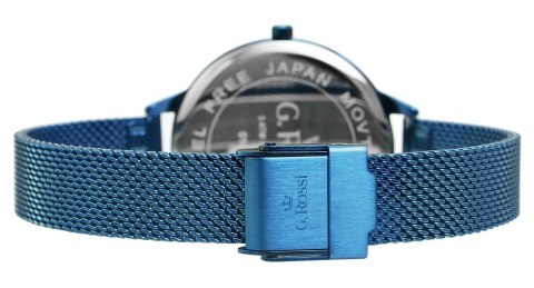 Zegarek damski G.Rossi 10296B-6F1 niebieski mesh
