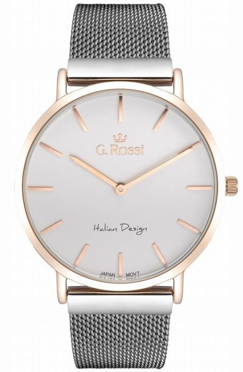 Zegarek damski G.Rossi 10771B-3B4 na srebrnej bransolecie
