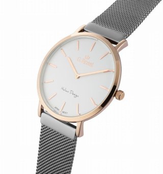 Zegarek damski G.Rossi 10771B-3B4 na srebrnej bransolecie
