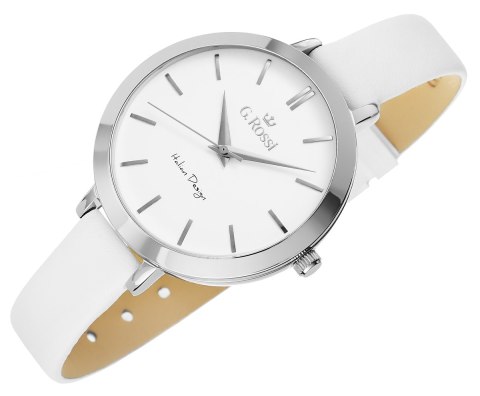 Zegarek Damski G.Rossi 11389A-3C1 na pasku skórzanym + BOX