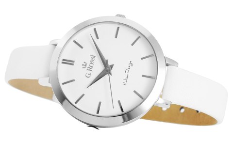 Zegarek Damski G.Rossi 11389A-3C1 na pasku skórzanym + BOX