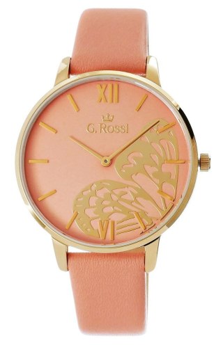 Zegarek Damski G.Rossi 12177A5-5E2 z różowym paskiem + BOX