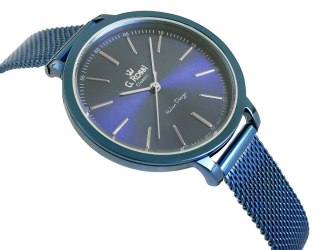 Zegarek Damski G.Rossi C11760B-6F1 Niebieski Stal