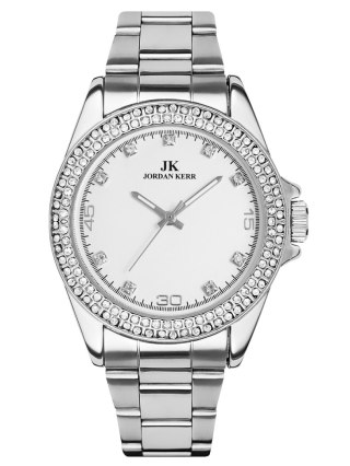 Zegarek Damski Jordan Kerr Amidas PT-11039-3 Srebrny