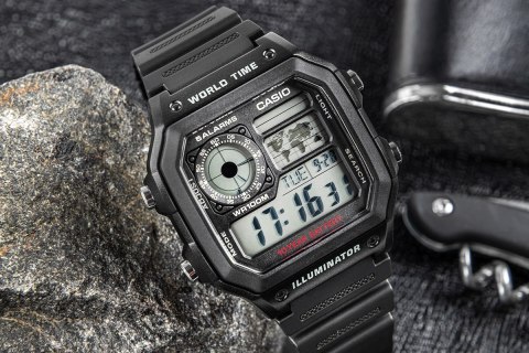 Zegarek Męski CASIO AE-1200WH-1AVEF + BOX