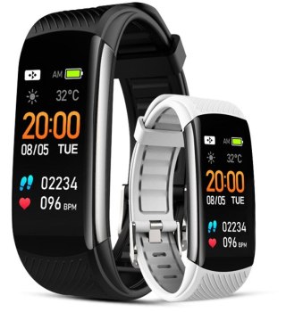 Smartwatch GIEWONT GW200-2 Czarno-Biały (2 Paski)