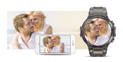 Smartwatch GIEWONT GW430-2 Szary - Rozmowy Bluetooth