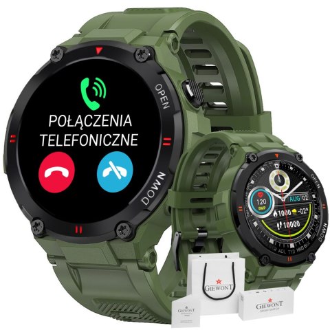 Smartwatch GIEWONT Zielony GW430-3 Sportowy