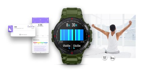 Smartwatch GIEWONT Zielony GW430-3 Sportowy
