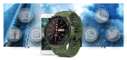 Smartwatch GIEWONT Zielony GW430-3 Sportowy