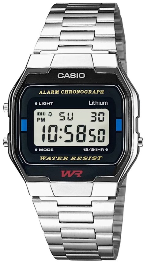 Zegarek CASIO A163WA-1QES Vintage z podświetleniem LED