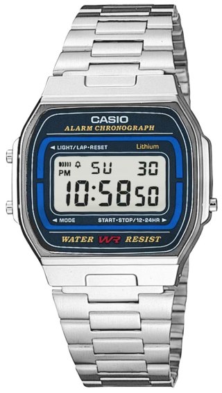 Zegarek CASIO A164WA-1VES Unisex w stylu Retro