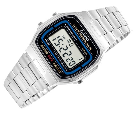 Zegarek CASIO A164WA-1VES Unisex w stylu Retro